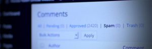stop spam comments